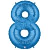 Giant Blue Number Balloon - 40 Inches