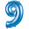 Giant Blue Number Balloon - 40 Inches