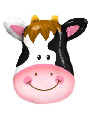 Cow Mylar Balloon Face