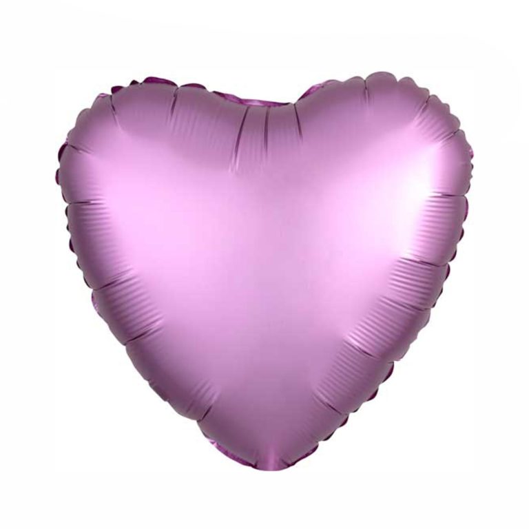 Satin Heart Mylar Balloon