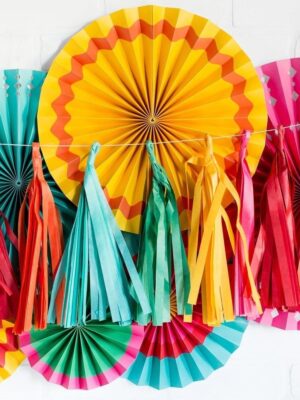 Fiesta Tissue Tassel Banner