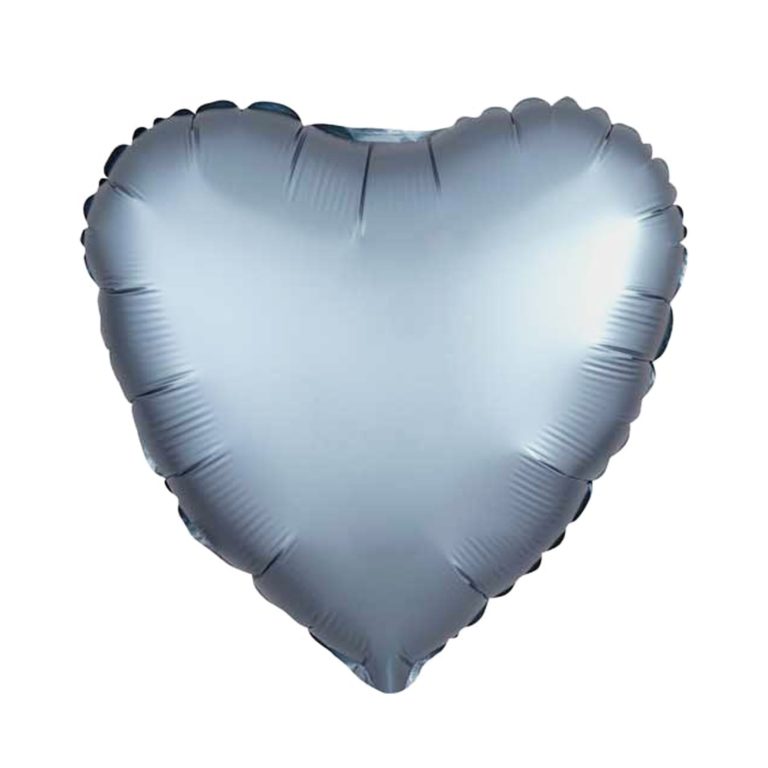 Satin Heart Mylar Balloon