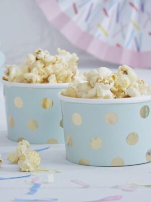 Gold Foiled Polka Dot Treat Tubs