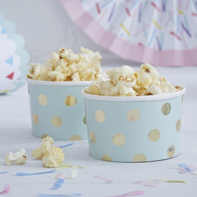 Gold Foiled Polka Dot Treat Tubs