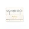 Congrats Cake Topper - Silver