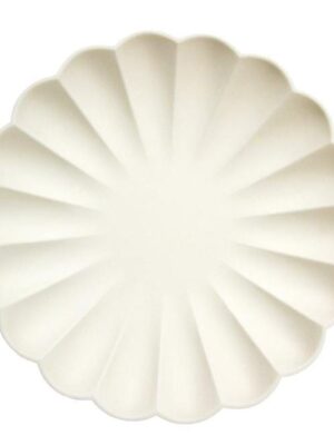 Cream Simply Eco Large Plates
