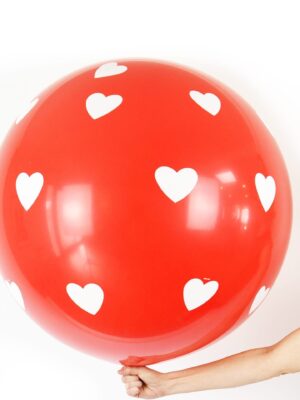 Giant Heart Printed Balloon