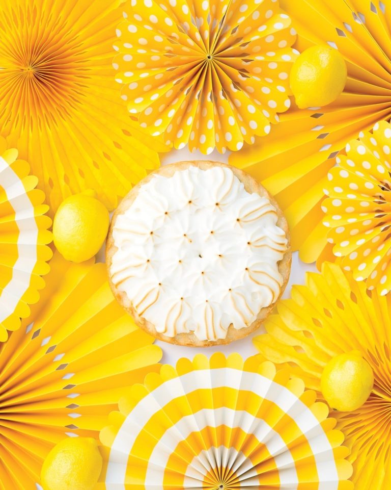 Yellow Paper Fan Basics - Set of 4