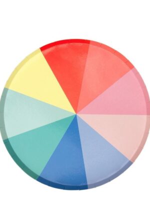 Color Wheel Plates Small