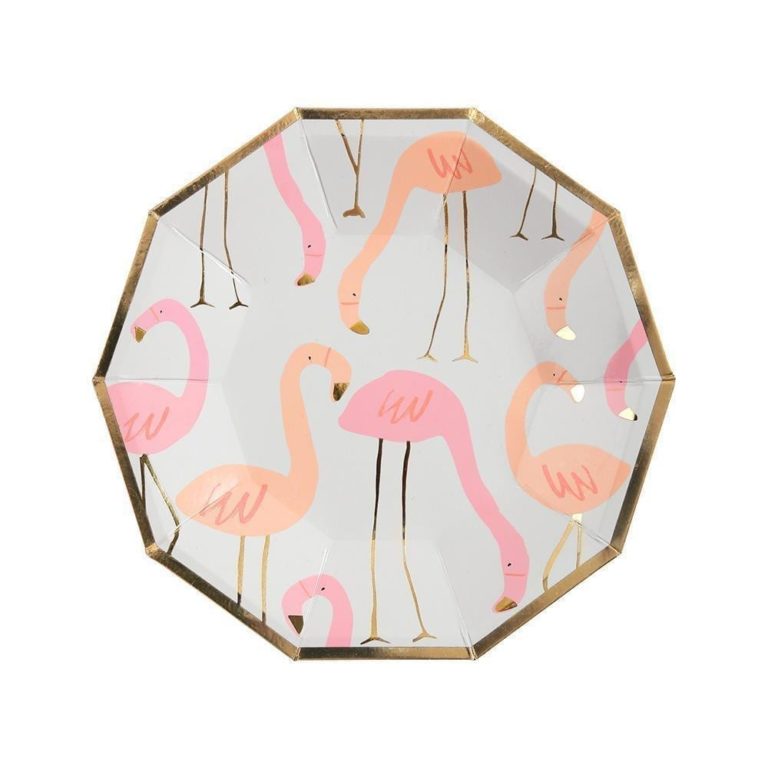 Flamingo Plates Small