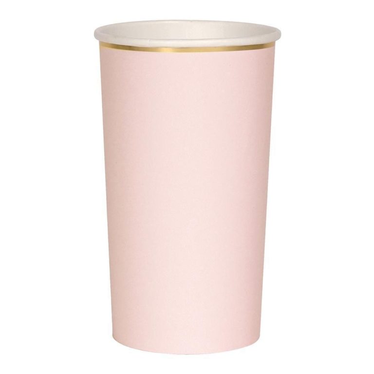 Dusty Pink Highball Cups