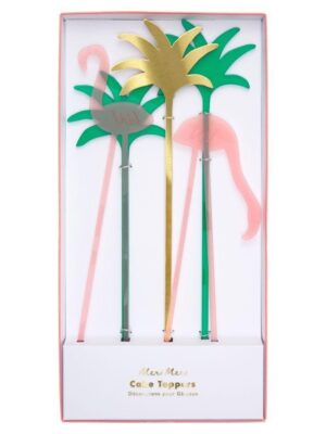 Flamingo Acrylic Cake Toppers