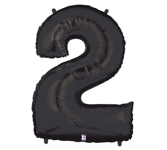 Giant Black Number Balloon - 40 Inches