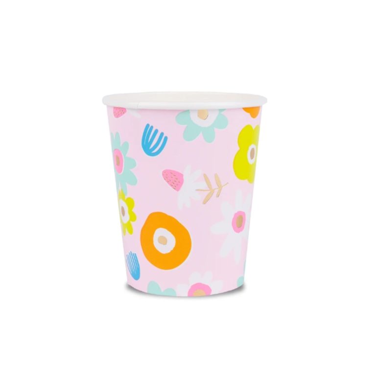 Fun Floral Cups