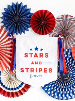 Stars and Stripes Flag Banner
