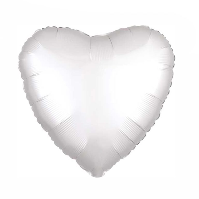 Satin Heart Mylar Balloon