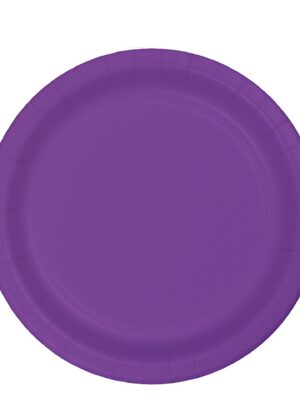 Amethyst Purple Round Dinner Plates