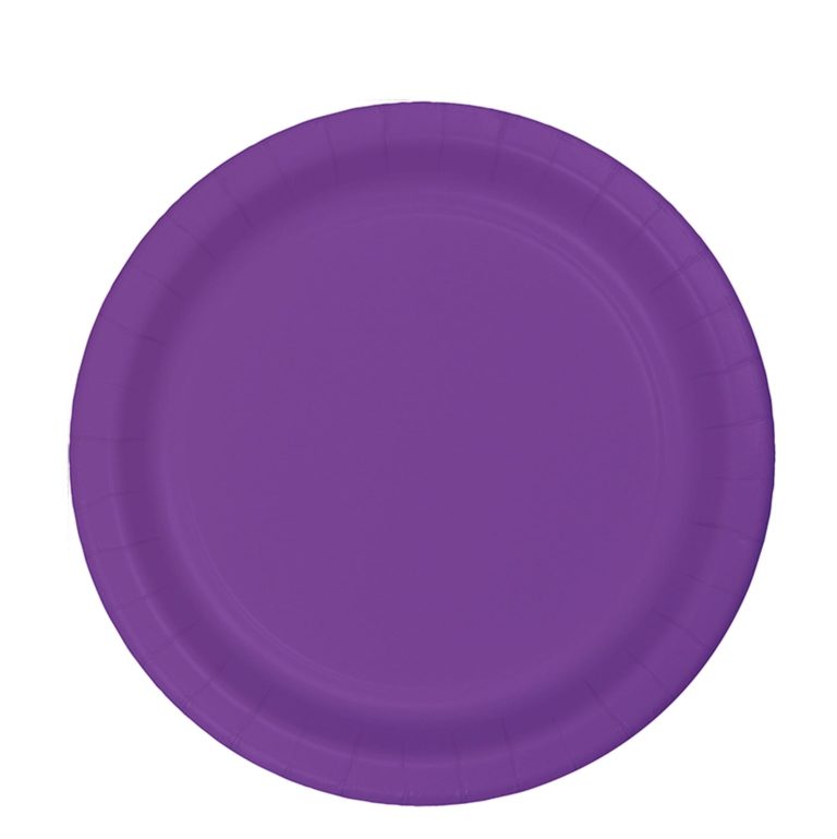 Amethyst Purple Round Dinner Plates