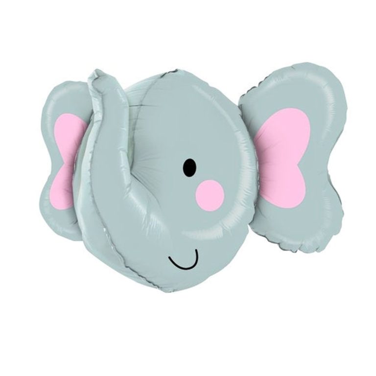 Elephant 3-D Mylar Balloon