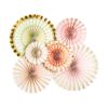 Bridal Shower Paper Fan Set