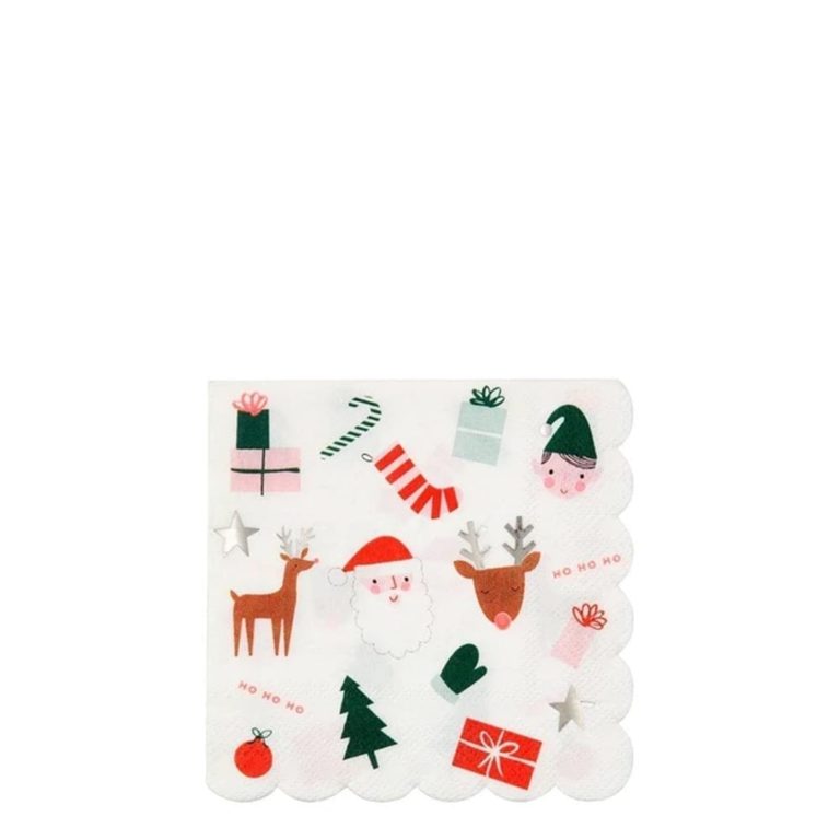 Festive Icons Small Napkins
