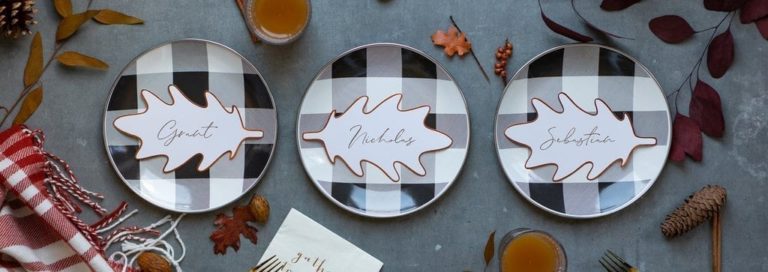 Autumn Leaf Place Cards