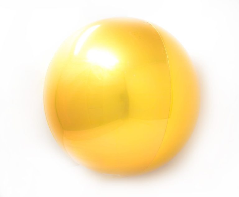 Metallic Orbz Balloon - 15 Inch Round Metallic Sphere Balloon
