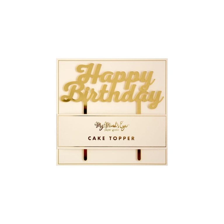 Happy Birthday Cake Topper