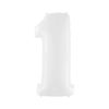 Giant Bright White Number Balloon - 40 Inches