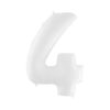 Giant Bright White Number Balloon - 40 Inches