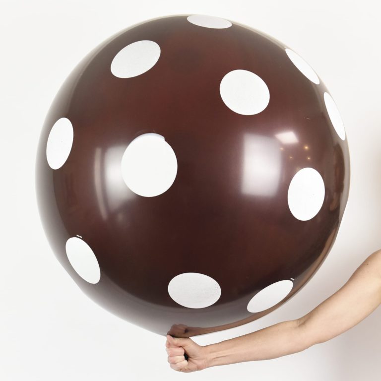 Giant Polka Dot Printed Latex Balloons