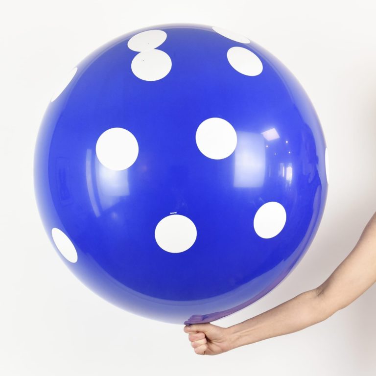 Giant Polka Dot Printed Latex Balloons