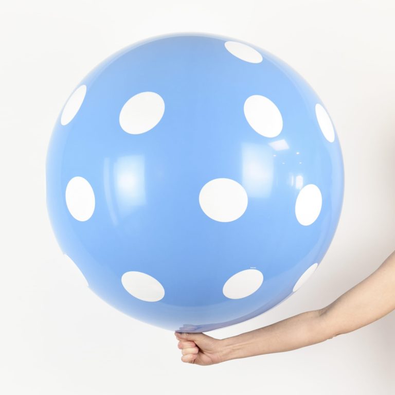 Giant Polka Dot Printed Latex Balloons