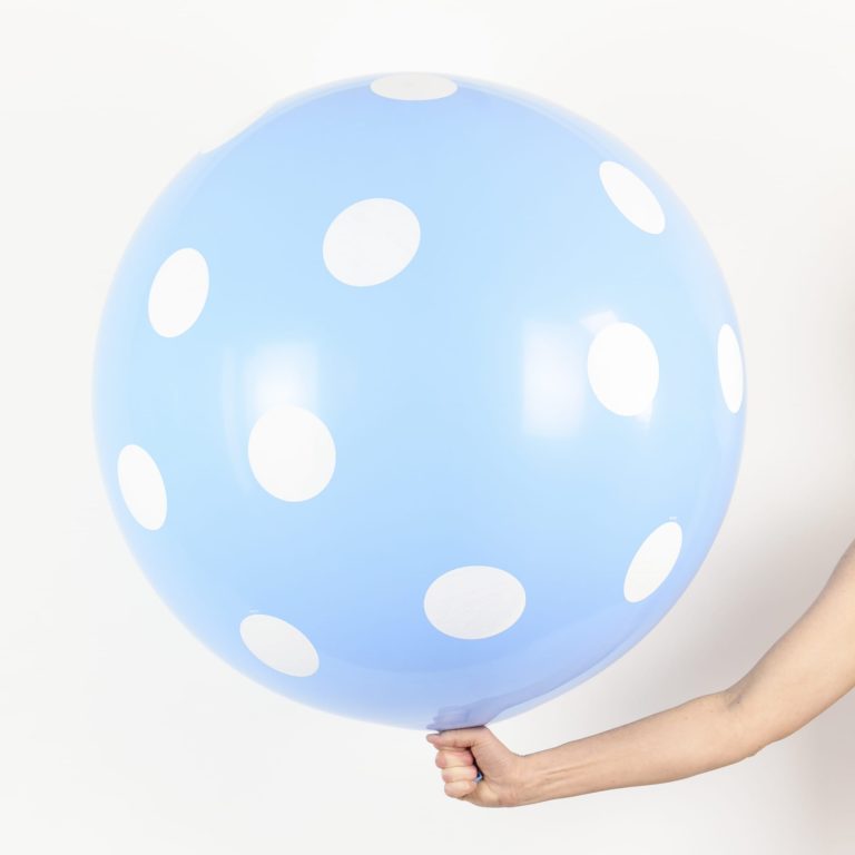 Giant Polka Dot Printed Latex Balloons