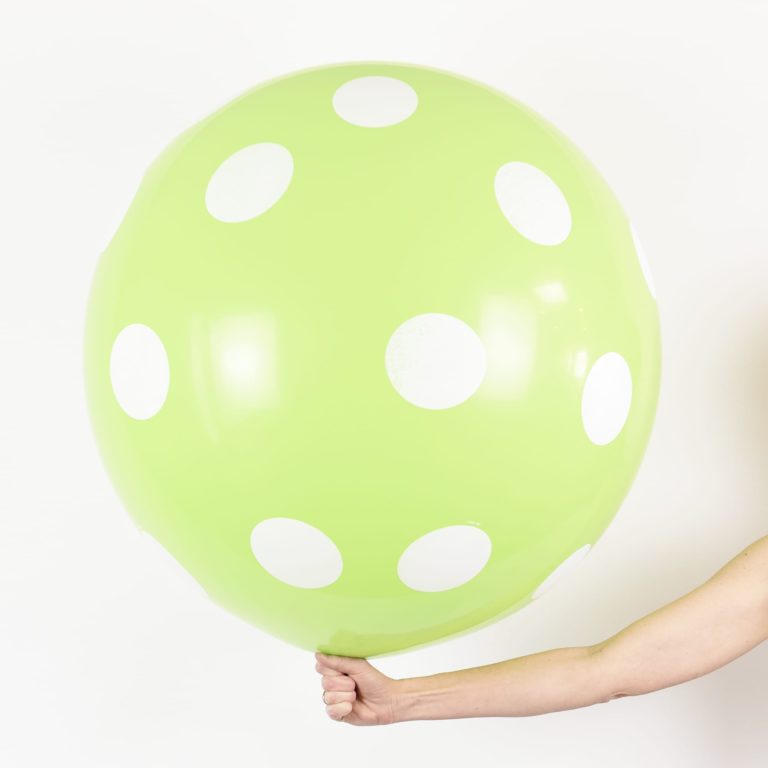 Giant Polka Dot Printed Latex Balloons