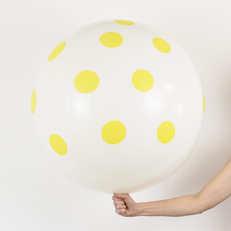 Giant Polka Dot Printed Latex Balloons