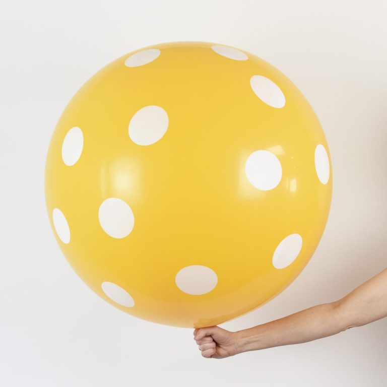 Giant Polka Dot Printed Latex Balloons