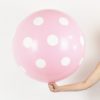 Giant Polka Dot Printed Latex Balloons