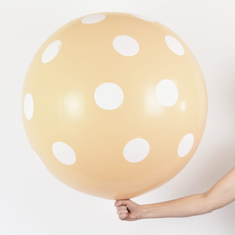 Giant Polka Dot Printed Latex Balloons
