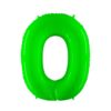 Giant Bright Lime Green Number Balloon - 40 Inches