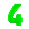 Giant Bright Lime Green Number Balloon - 40 Inches