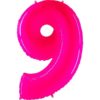 Giant Bright Pink Number Balloon - 40 Inches