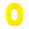Giant Bright Yellow Number Balloon - 40 Inches