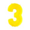 Giant Bright Yellow Number Balloon - 40 Inches