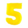 Giant Bright Yellow Number Balloon - 40 Inches