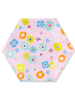 Fun Floral Paper Plates