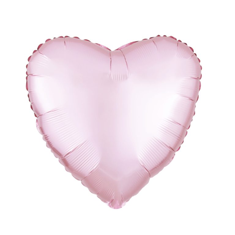Satin Heart Mylar Balloon