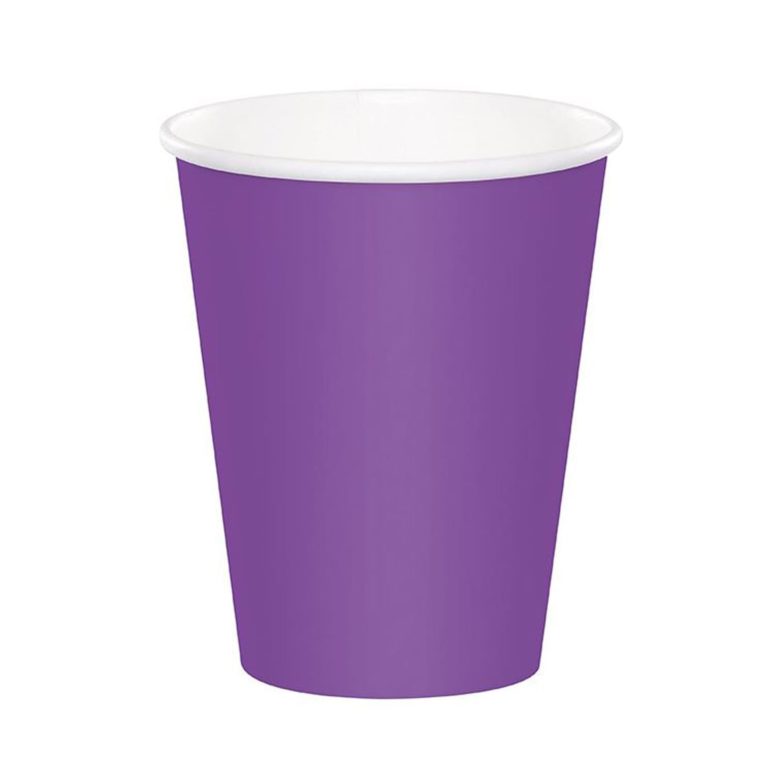 Amethyst Purple Paper Cups