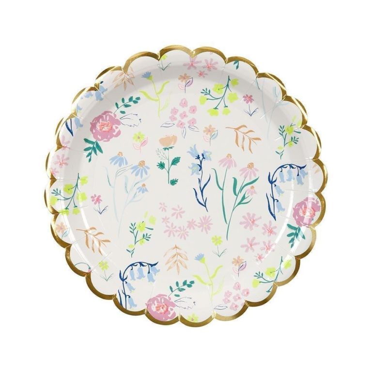 Floral Plates Small