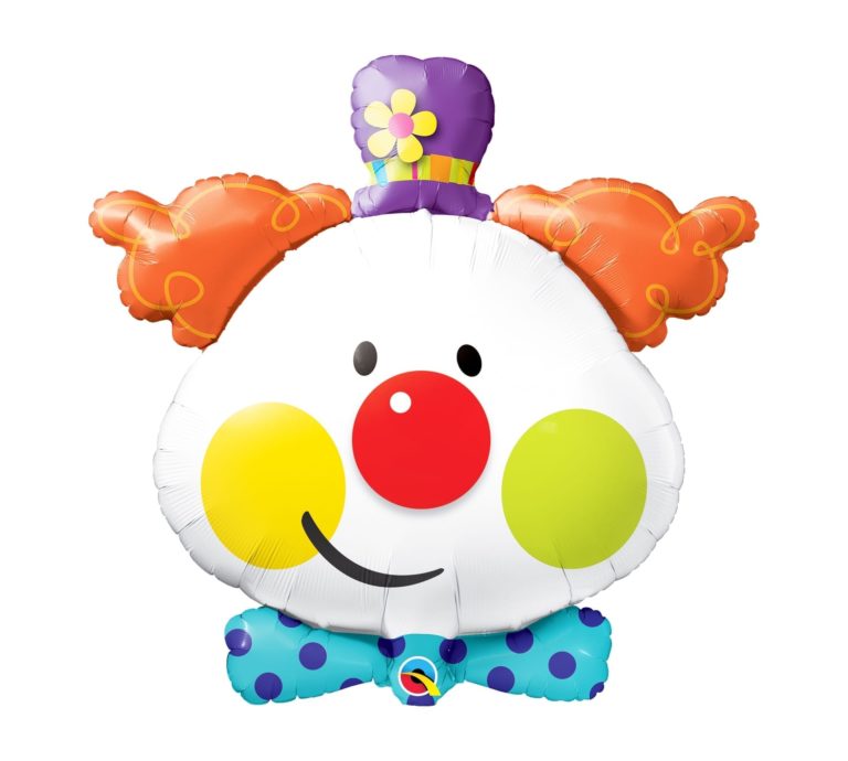 Clown Mylar Balloon